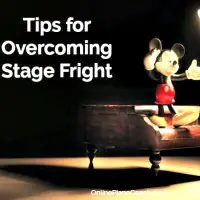 Mickey Mouse on a piano