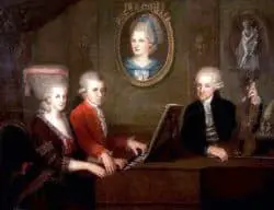 Mozart and family