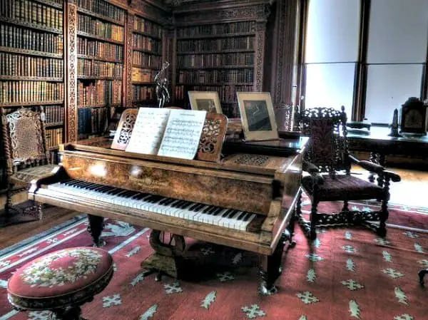 Grand Piano with Sheet Music