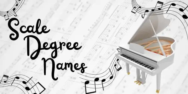 Confused about scale degree names? Here you will learn about the scale degree names in major and minor scales, and exactly why they have those funny names!