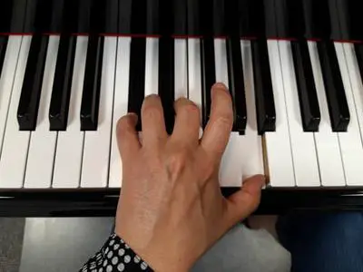 Play with left hand fingers 5-3-1.